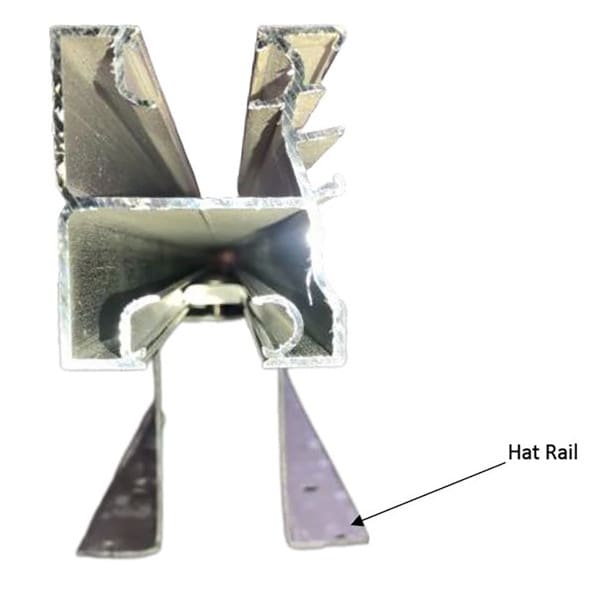 Kinetic Solar KAGM-H1TK 6 Module Hat Rail Topper Kit